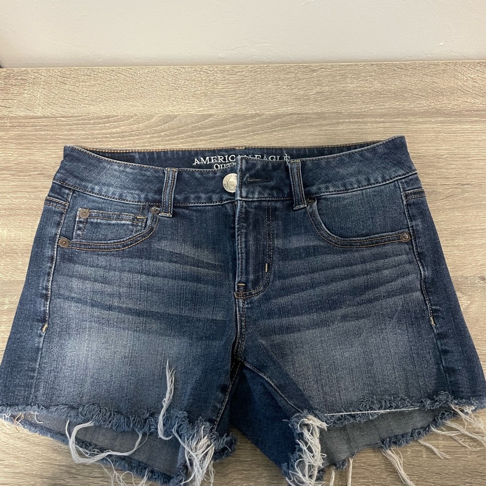 American Eagle Outfitters Dark Wash Jean Shorts